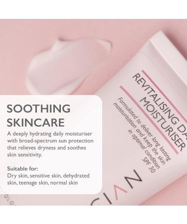 Revitalising Anti Aging Face Cream Moisturiser For Women - Salon Professional Skincare with Vitamin E + Anti Wrinkle Hydrating Day Cream - Lightweight SPF30 Cream For Normal & Sensitive Skin (50ml) - Buy Online on SooperMarket.com