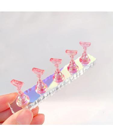 Asukohu Nail Holder Practice Nail Art Nail Holder For Acrylic Nails Painting Nails Practice Display Stand Acrylic Nail Nail Art Display Stand Clear - Buy Online on SooperMarket.com