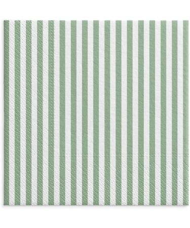 Buy PAW 3-Layer Paper Napkins (33x33 cm) - 20 Pack | Perfect for Birthdays Weddings & Parties | Eco-Friendly Bamboo Design - Green Stripes - Buy Online on SooperMarket.com