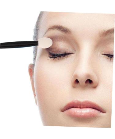 WOONEKY 24pcs Eyeliner Sponge Brush Smudge Eye Brush Dual Ended Eyeshadow Brush 7cm Black - Buy Online on SooperMarket.com