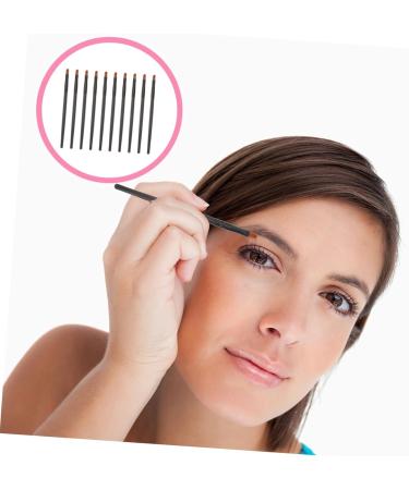 Mikinona 10pcs Nose Shadow Brush Cosmetic Brush Makeup Kits Creme Blush Makeup Eyeshadow Wooden Handle - Buy Online on SooperMarket.com