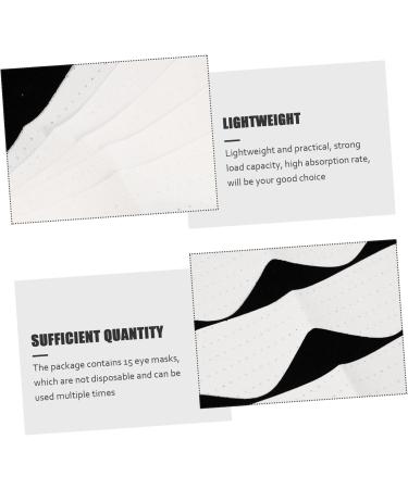 minkissy 60 Sheets Eye Mask Cotton Eye Paper Reusable Eye Patches Care White Non-woven Fabric - Buy Online on SooperMarket.com