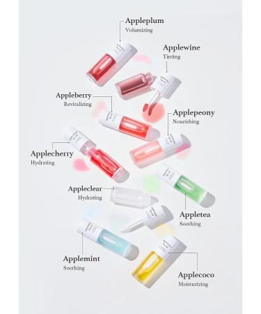 NOONI Appleseed Lip Oil Set - Applemint & Appletea | Moisturizing Lip Oil Duo with Apple Seed Oil | Lip Stain Gift Sets for Chapped Lips - 17 Duo - Buy Online on SooperMarket.com