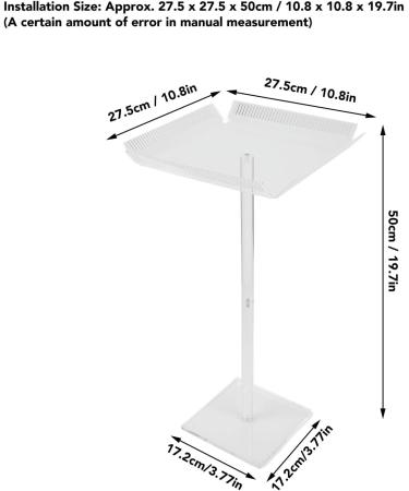 Hair Extension Holder Acrylic Hair Extension Hanger Lightweight Portable Hair Color Rack Wig Storage Hair Stands for Extensions Display Tool for Salon Home - Buy Online on SooperMarket.com