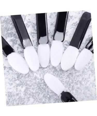 Mikinona Makeup Eyeshadow 100pcs Women s Suits Eyeshadow Sponge Brush Eye Shadow Applicator Set Travel Toolkit Cosmetic M White - Buy Online on SooperMarket.com
