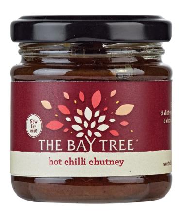 The Bay Tree Hot Chilli Chutney 100g Chili peppers 100g (Pack of 1)