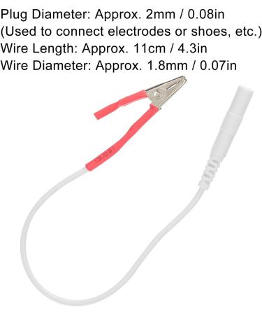 20pcs TENS Wire Cable Clip Electrode Wires for TENS Unit Physiotherapy Machine - Buy Online on SooperMarket.com