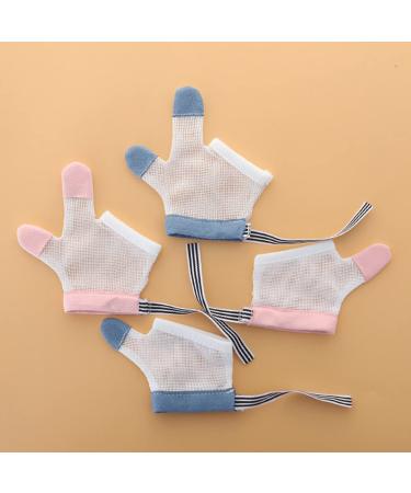 Shop Kisangel Anti-Eating Gloves for Newborns | 2 Pairs of Finger Suction Toys - Safe & Breathable | Ideal for Active Babies - Buy Online on SooperMarket.com