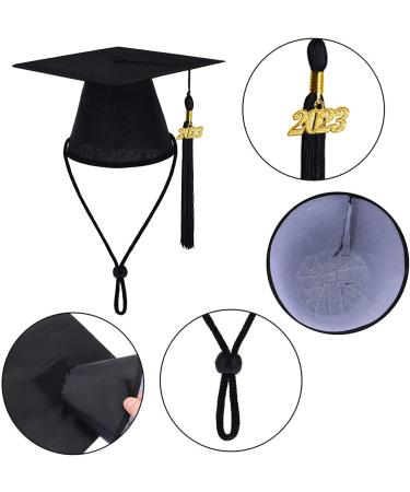 Dog Graduation Cap & Bandana Set - 2023 Black Tassel Graduation Outfit for Proud Pup of A Grad - Buy Online on SooperMarket.com