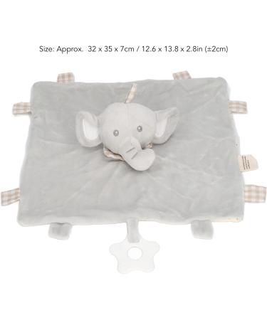 Baby Elephant Teething Dolls | Soft Infant Security Blanket and Teether Set - Buy Online on SooperMarket.com