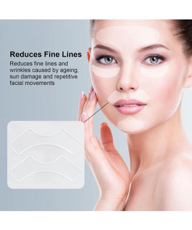 Transparent Lip Wrinkle Patch for Men Women 2 Pairs Day Night Use Lip Anti Wrinkle Pads for Home Beauty Salon Reusable Silicone Upper Lip Pad for Skin Firming Fine Wrinkles Reducing - Buy Online on SooperMarket.com
