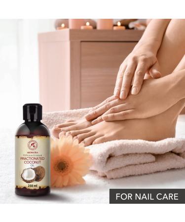 Buy Pure Fractional Coconut Oil 250ml - Odorless Cocos Nucifera Oil for Skin Hair and Massage - Natural Cosmetic Oil - International Shipping Available - Buy Online on SooperMarket.com