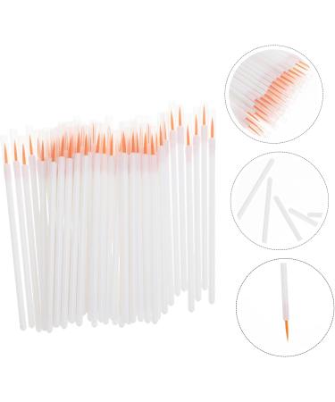MUSISALY 100pcs Disposable Eyeliner Brush Eyeliner Blending Brush Make up Kit Cosmetic Eye Brush Nylon White - Buy Online on SooperMarket.com