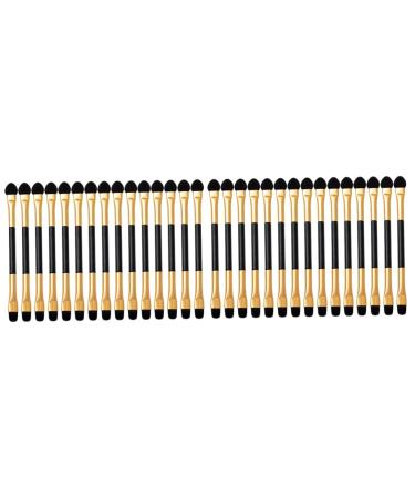 Baluue 30 Pcs Eye Shadow Brush Shadow Foam Eyeshadow Sticks Eyeshadow Double Sided Makeup Fiber