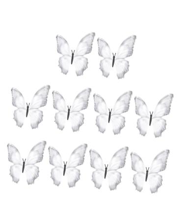FOMIYES 30 Pcs Diy Butterfly Piece Hair Accessories Bride Classical 1 count (Pack of 1) Blackx3pcs