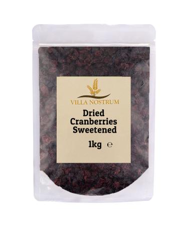 Dried Cranberries Sweetened 1kg by Villa Nostrum