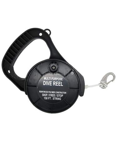 Scuba Choice Scuba Diving Multi Purpose Dive Reel 150' Black