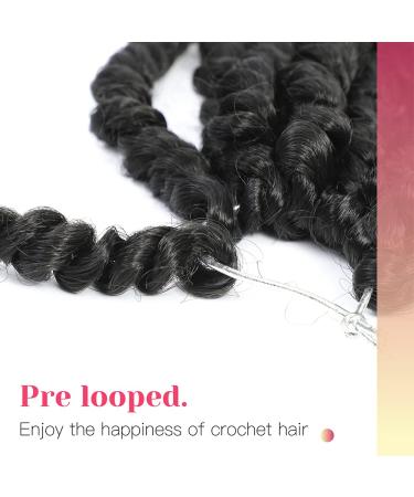 BOHOBABE Crochet Passion Twist Hair 10 Inch Short Pre-looped 8 Packs - 1B - Buy Online on SooperMarket.com