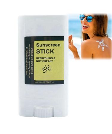 Snail Sunscreen SPF 50 Snail Mucin Sunscreen Stick UVA/UVB Protection Sun Cream SPF 50 Face Moisturiser Waterproof Body & Face Sunscreen Non-Greasy Suncream Korean Sunscreen Stick for Oily Skin