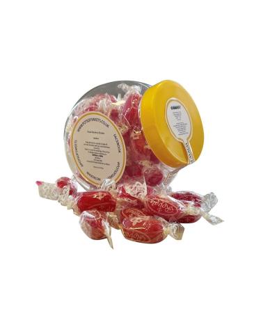 Personalized Customise with Your Own Message or Image 250g Cookie Jar of Individually Wrapped Royale Strawberry Sherbets Sweets