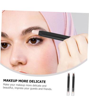 MUSISALY 2pcs Eye Makeup Stick Makeup Eyeshadow Brushes Stick Eye Shadow for Women Makeup Brush Abs Black - Buy Online on SooperMarket.com
