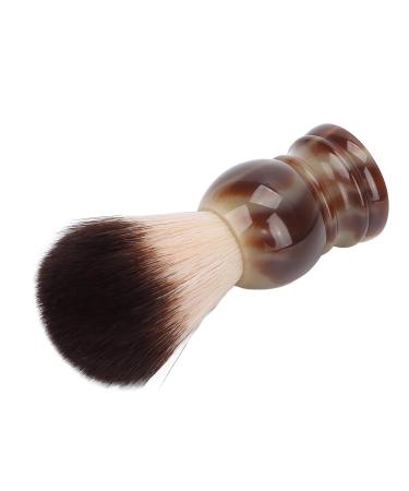 Premium Men's Shaving Brush with Resin Grip | Portable & Stylish Beard Rasier Brush for Facial Care at Home & Travel - Buy Online on SooperMarket.com