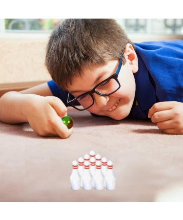 ArtCreativity Mini Bowling Game Set - Tabletop Bowling Set for Kids and Adults - 12 Sets with Pins, Marble Bowling Ball - Perfect Party Favors and Goodie Bag Fillers - Buy Online on SooperMarket.com