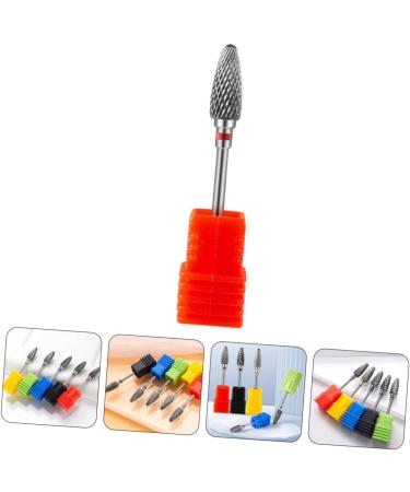 PLAFOPE Nail Polisher Drill Bits for Nail Professional Drill Bits Nail Grinding Drill Bit Nail Art Supplies Nail Drill Bit Metal Nail Bits Nail Grinding Heads Nail Drill Tips Polishing Bit 7x1.3cm As Shown 1 - Buy Online on SooperMarket.com