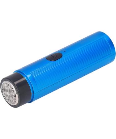 Portable Mini Electric Shaver for Men - Rechargeable Quiet Self-Sharpening | Ideal for Travel & Home Use (Blue - Buy Online on SooperMarket.com