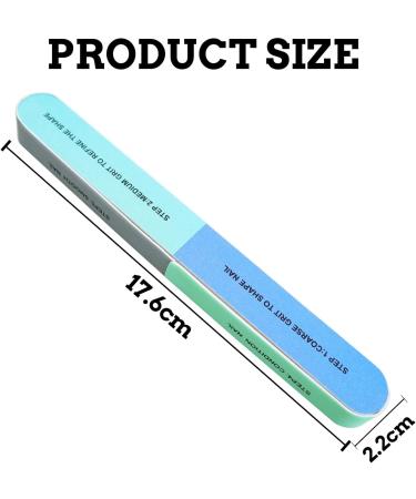 2Pcs Nail Buffer 7-Sided Nail Buffer Blocks Professional Nail Files Manicure Sanding File for Natural Nails Acrylic Nail Polishing Nails - Buy Online on SooperMarket.com
