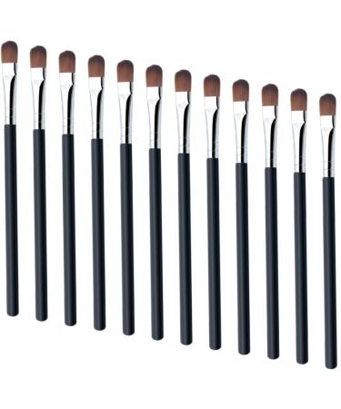 PLAFOPE 100pcs Eye Shadow Brush Eye Applicator Makeup Tool Powder Applicator Beauty Tools Artificial Fiber