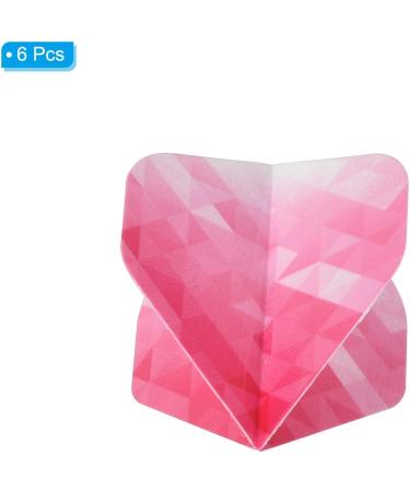 Pack of PATIKIL Dart Flights - Geometric Style in Pink White | Darts Accessories for Soft Tip & Steel Tip | Replacement Parts for Enhanced Gameplay - Buy Online on SooperMarket.com