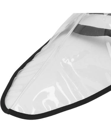 1 Pair Hair Stylist Shoe Covers Prevent Slipping Hair Dye Cape Shoes Plastic Shoe Cover Transparent Design Washable Suitable for All Sizes of Feet for Hair Cutting - Buy Online on SooperMarket.com