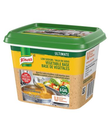 Knorr Professional Ultimate Vegan/Gluten-Free Stock Base - Low Sodium Vegetable 96 Oz (Pack of 6) - Buy Online on SooperMarket.com