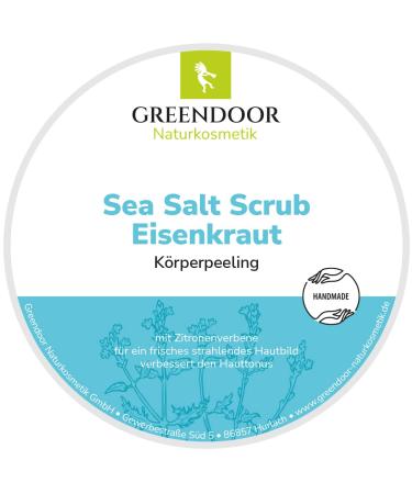 Natural Vegan Body Peeling - Greenendoor Sea Sea Schalkraut 280g | Eco-Friendly Exfoliant with Lemon Fragrance | No Microplastics or Preservatives | Revitalize Your Skin with Sea Salt Scrub - Buy Online on SooperMarket.com