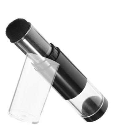 minkissy Retractable Makeup Brush Refillable Travel Foundation Loose Powder Blush Brush with Cap for Women Girls