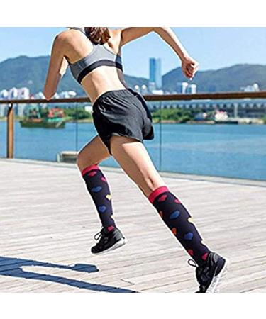 7 Pairs Compression Socks for Men & Women - Ideal for Running Sports Travel & Nurses - S-M Compression Stockings - Buy Online on SooperMarket.com