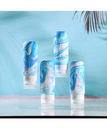 Gemice Travel Bottles 85ml - TSA Approved Leak-Proof BPA-Free Travel Accessories for Shampoo & Soap (Set of 4) - Buy Online on SooperMarket.com