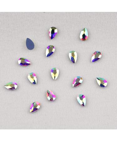 180pcs Mixed Crystals Ab Nail Decoration Glass Rhinestones for Acrylic Nail Art Design - Buy Online on SooperMarket.com