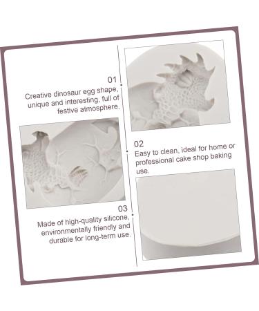 Tofficu 2pcs Silicone Soap Mold Easter Egg Mould Easter Soap Mold Easter Mousse Dragon Candy Mold Easter Fondant Dragon Egg Candy Clay Mold Silicone Molds Chocolate Mould White Cake Crayon - Buy Online on SooperMarket.com