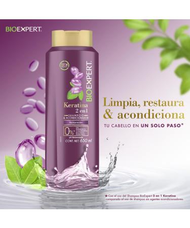 Buy 2 in 1 Shampoo and Conditioner - Keratina 650ml | Best International Shipping - Buy Online on SooperMarket.com