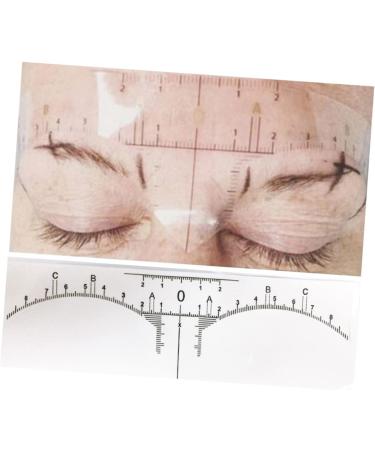 NOLITOY 100pcs Disposable Eyebrow Ruler Eyebrow Stencil Kit Disposable Gauge Eyebrow Trimming Caliper - Buy Online on SooperMarket.com