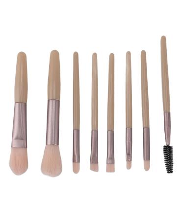 Soft Portable 8pcs Makeup Brush Set - Ergonomic Handle for Loose Powder Concealer & Eyeshadow | International Shipping - Buy Online on SooperMarket.com