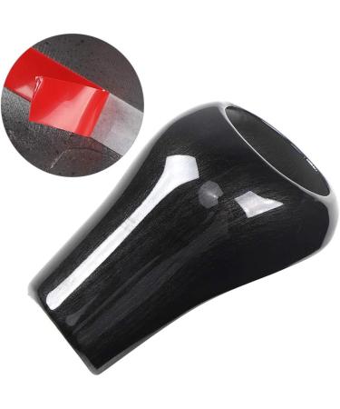 Knobm Gear Knob Cover Abs Gear Knob Cover Fits For A C E G Gls Left Hand Driving (black wood grain) - Buy Online on SooperMarket.com