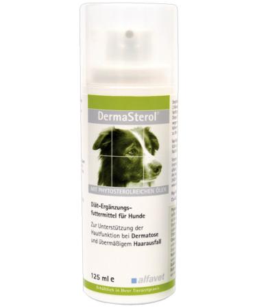 Alfavet DermaSterol forte dietary supplement for dogs and cats with dermatosis and excessive hair loss 125 ml