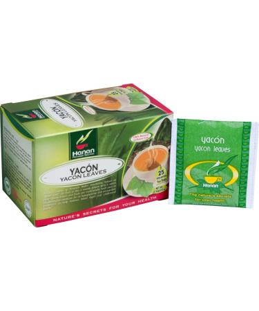 Yacon Leaf Herbal Tea - 25 Teabags of All-Natural Yacon Leaves from Peru - Buy Online on SooperMarket.com