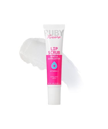 Ruby Kisses Exfoliating Lip Scrub Gentle Smoothing for Soft Lips Jojoba & Shea Butter Enriched Non-Greasy Hydrating Lip Care Lightweight for Healthy & Supple Lips