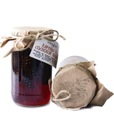 Pine Cone Jam 440g/15.5oz - Imported Siberian Delicacy with Baby Pine Cones - Buy Online on SooperMarket.com