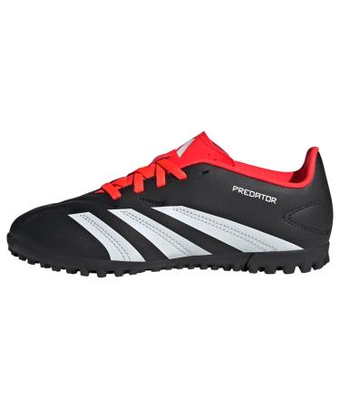 adidas Unisex Kids Predator.4 L Tf J Sneaker 34 EU Core Black Ftwr White Solar Red