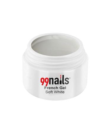 99nails French Gel - Soft White | Premium 15ml Gel for Professional Nail Art | Buy Internationally - Buy Online on SooperMarket.com